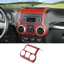 For 2011-2017 Jeep Wrangler JK JKU Center Console Dashboard Control Panel Cover Trim RT-TCZ