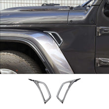For 2018+ Jeep Wrangler JL  & Gladiator JT  Side Wheel Eyebrow Air Vent Outlet Cover Trim RT-TCZ