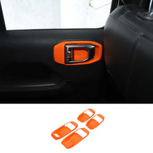 For 2018+ Jeep Wrangler JL& Gladiator JT 4-Door Car Door Handle Bowl Cover Decor Trim RT-TCZ