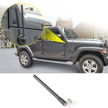 For 2007-2023 Jeep Wrangler JK JL 7.5 Inch Reflex Short Antenna Designed Replacement RT-TCZ