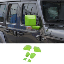 For 2018+ Jeep Wrangler JL JLU & Gladiator JT Side Rearview Mirror & Base Trim Cover RT-TCZ