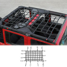 For 2007-2017 Jeep Wrangler JKU 4-Door Mesh Cargo Top Net Trunk Baggage Protective