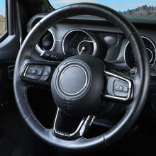 For 2018-2023 Jeep Wrangler JL JLU & Gladiator JT Car Steering Wheel Moulding Cover Trim Decor Frame RT-TCZ