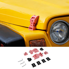 For 1997-2006 Jeep Wrangler TJ Hood Latches Lock Catch Cover Kit RT-TCZ