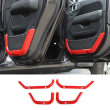 For 2018-2023 Jeep Wrangler JL JLU Interior Trim Full Set Available Separately Red RT-TCZ