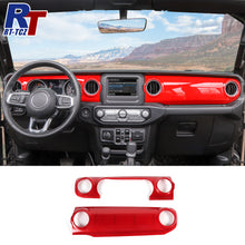 For 2018-2023 Jeep Wrangler JL JLU Interior Trim Full Set Available Separately Red RT-TCZ