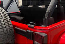 RT-TCZ Soft Top Rear Window Clips Retainer Brackets for 2007-2017 Jeep Wrangler JK JKU, Tailgate Bar Holders