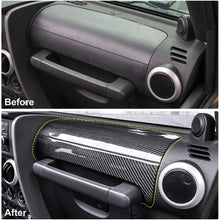 For Jeep Wrangler JK JKU 2007-2010 Co-Pilot Armrest Box Trim Sticker Kit Carbon Fiber