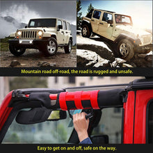 For Jeep Wrangler CJ YJ TJ JK JK JKU JL JLU JT 4PCS Roll Bar Grab Grip Handle