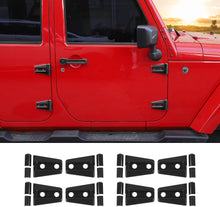 For 2007-2017 Jeep Wrangler JK JKU 4-Door Door Hinge Trim Cover ABS 8PCs RT-TCZ