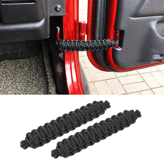 For Jeep Wrangler YJ TJ JK JKU JL JLU & Gladiator JT Door Limiting Straps RT-TCZ