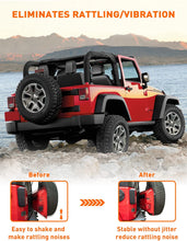 For ailgate Limiter, Aluminum Alloy Rear Trunk Door Latch, Tail Gate Stopper for 2007-2018 Jeep Wrangler JK JKU 2-Door & 4 Door, Tailgate Replacement Accessories, Red, 1 PCs RT-TCZ