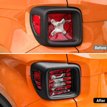 RT-TCZ Tail Light Lamp Covers Blinds Rear Taillight Guard for Jeep Renegade 2016+