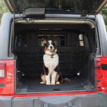 For Jeep Wrangler JK JKU & JL JLU 4 Door Rear Trunk Isolation Cargo Net Organizer Dog Barrier Mesh RT-TCZ