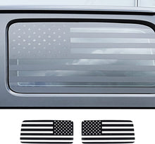 RT-TCZ American Flag Window Decals Vinyl Rear Window Stickers for Jeep Wrangler 2018+ JL 2 Door