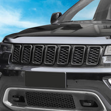 For 2017-2020 Jeep Grand Cherokee Front Grille Inserts Grill Cover Trim Kit Black RT-TCZ