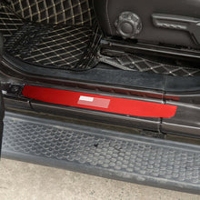 For 2018+ Jeep Wrangler JL JLU & Gladiator JT 4Doors 4 x Car Door Sill Protection Strip Cover