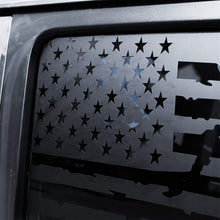 For Jeep Wrangler 2018+ JLU 4 Door Rear Window Decals Vinyl American Flag Stickers