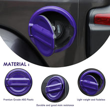 RT-TCZ Fuel Tank Gas Cap Decor Cover Trim for 2018+ Jeep Wrangler JL JLU, Purple RT-TCZ