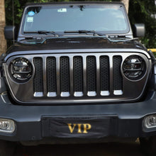 For 2018+ Jeep Wrangler JL JLU Front Headlights & Tail Lights Guard Trim Cover Black, Led Version Anti-dust RT-TCZ