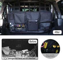 For Jeep Wrangler JK JL 4Doors Rear Cargo Seat Storage Bag Net Trunk Organizer Storage Pouch Bags RT-TCZ