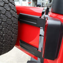 For Jeep Wrangler JK JKU Tailgate Hinge Cover Spare Tire Rear Original Style Door Hinge Liftgate Trim