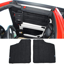 For 2012-2018 Jeep Wrangler JK 2/4Door Hardtop Roof Heat Insulation Kit Black