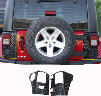 For 2007-2018 Jeep Wrangler JK JKU Armor Tail Light Corner Guards Cover RT-TCZ