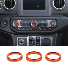 For 2018+ Jeep Wrangler JL JLU & Gladiator JT Air Conditioner Switch Knob Cover Trim Style A RT-TCZ