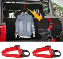 RT-TCZ 37.5CM Roll Bar Coat Hanger Clothes Hook for Jeep Wrangler TJ JK JKU JL JLU Accessories