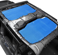 For 2018+ Jeep Wrangler JLU Unlimited 4 Door Mesh Sunshade Provides UV Sun Protection Exterior Accessories Front & Rear RT-TCZ