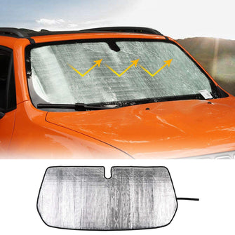 For Jeep Renegade 2016+ Front Windshield Sun Visor Foldable Sunshade
