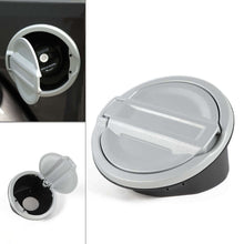 For 2018+ Jeep Wrangler JL JLU Car Fuel Filler Door Gas Cap Lid Cover Silver