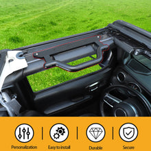 For 2018+ Jeep Wrangler JL JT Aluminum Alloy Black Car Roof Hard Top Grab Handle RT-TCZ