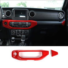 For 2018-2023 Jeep Wrangler JL JLU & Gladiator JT  Air Conditioning Switch Panel Cover Trim RT-TCZ