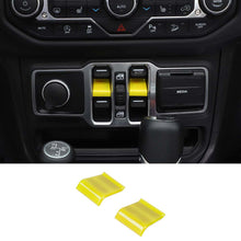 For 2018+ Jeep Wrangler JL JT Window Lift Switch Button Cover Trim RT-TCZ