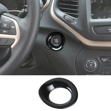 For 2014+ Jeep Cherokee Ignition Engine Start Key Cover Ring Trim RT-TCZ