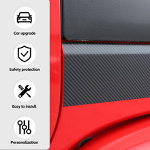 For 2007-2017 Jeep Wrangler JK 4Door Body Side Molding Sticker Cover Trim Carbon Fiber RT-TCZ