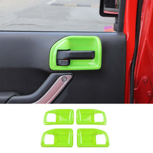 For 2011-2017 Jeep Wrangler JKU Inner Door Handle Bowl Cover Trim RT-TCZ