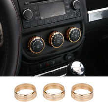 For Jeep Wrangler JK 11-17/Compass 10-16 Patriot Air Conditioner Switch Knob Trim Ring RT-TCZ