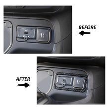 For 2016+ Jeep Renegade Interior Cigarette Lighter Switch Button Cover Frame Trim