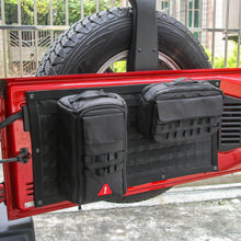 For Jeep Wrangler JK JL Tailgate Tool Kit Storage Bag Organizer Racks Canvas 3PCS