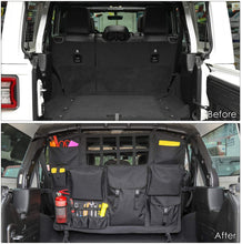 RT-TCZ Trunk Multi-Pockets Storage Bag for Jeep Wrangler JKU JLU 2007+ 4Door Organizers Cargo Bag Back Seat Bag with Tool Kits
