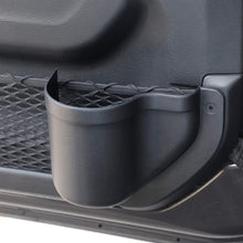 For 2018+ Jeep Wrangler JL JLU Front Door Storage Box Pocket, Black