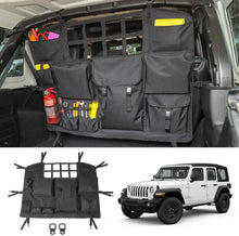 RT-TCZ Trunk Multi-Pockets Storage Bag for Jeep Wrangler JKU JLU 2007+ 4Door Organizers Cargo Bag Back Seat Bag with Tool Kits