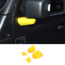 For 2018+ Jeep Wrangler JL JLU & Gladiator JT 4pcs Rearview Side Mirrors Base Cover Trim RT-TCZ