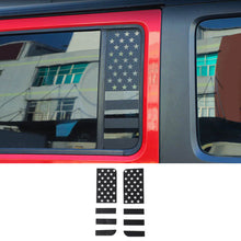 For 2007-2017 Jeep Wrangler JK JKU Black Rear Door Window Glass Sticker Trim Decor RT-TCZ