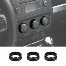 For Jeep Wrangler JK 11-17/Compass 10-16 Patriot Air Conditioner Switch Knob Trim Ring RT-TCZ