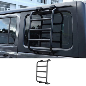 RT-TCZ Rear Window Extension Climbing Ladder Fit for Jeep Wrangler JL 2018+ Aluminum Alloy
