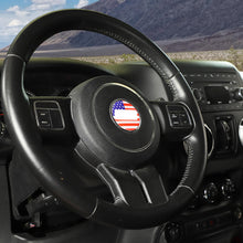For Jeep Renegade 2016+/ Gland Cherokee 11-20/ Cherokee14+/ Wrangler JK 11-17 Steering Wheel Center Trim Cover American Flag